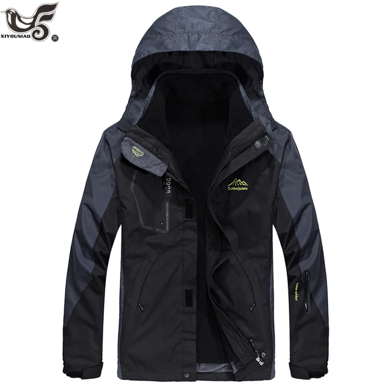 Plus size L~7XL 8XL Men Hiking Jacket Winter Brand Warm Thicken Coats 2 in 1 Fashion waterproof windproof Parkas men clothing
Plus size L~7XL 8XL Men Hiking Jacket Winter Brand Warm Thicken Coats 2 in 1 Fashion waterproof windproof Parkas men clothing