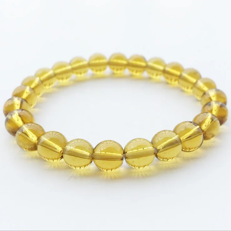 Explosion Hot Sale Handmade Yellow Crystal Stone Bracelet Stretch 8mm Bead Elastic Accessories Women Men's Jewelry
Explosion Hot Sale Handmade Yellow Crystal Stone Bracelet Stretch 8mm Bead Elastic Accessories Women Men's Jewelry