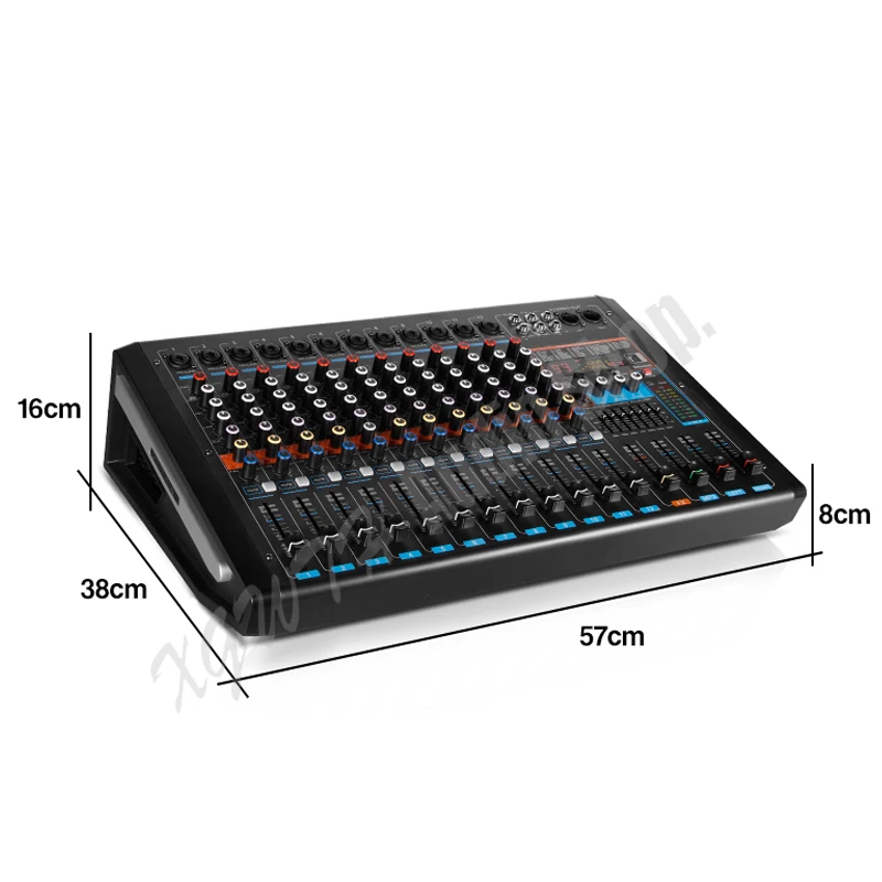 750W + 750W DJ Karaoke 12 Channel Digital Audio Sound Amplifier Mixer With Bluetooth USB 99 Digital Effects Mixing Console
750W + 750W DJ Karaoke 12 Channel Digital Audio Sound Amplifier Mixer With Bluetooth USB 99 Digital Effects Mixing Console