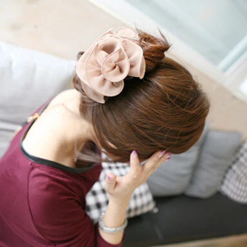 Sweet Women's Rose Flower Beauty Bow Chiffon Jaw Clip Barrette Hair Claw Hairwear
Sweet Women's Rose Flower Beauty Bow Chiffon Jaw Clip Barrette Hair Claw Hairwear