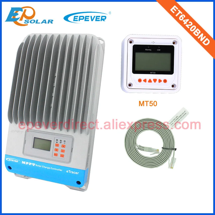High quality ET6420BND Max PV input 190V Solar portable Controller 60A MT50 remote meter in white 48V Battery charger work
High quality ET6420BND Max PV input 190V Solar portable Controller 60A MT50 remote meter in white 48V Battery charger work