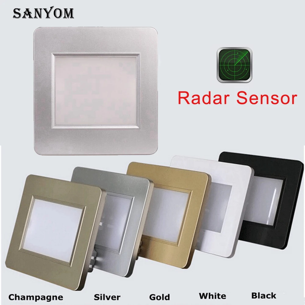 SANDIY Wall Light Radar Detection Staircase Lights Recessed Motion Sensor Sconce Led Night Lamp for Step Foyer Living Room Decor
SANDIY Wall Light Radar Detection Staircase Lights Recessed Motion Sensor Sconce Led Night Lamp for Step Foyer Living Room Decor