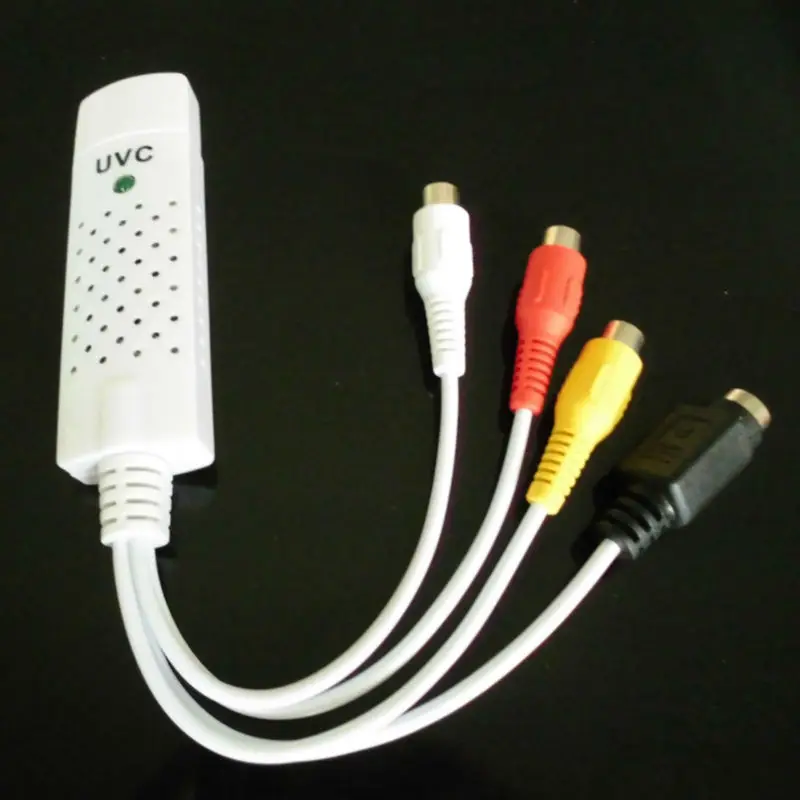 UVC USB2.0 видеозахват ТВ тюнер карта с Аудио DVD VHS аудио AV адаптер компьютер CC tv камера