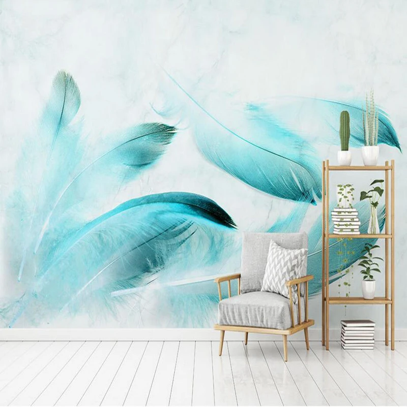 Modern 3D Wall Murals Wallpaper for Wall 3D Blue Feather Marble TV Background Wallpaper Stickers Home Decor Beauty Wallpapers 3D
Modern 3D Wall Murals Wallpaper for Wall 3D Blue Feather Marble TV Background Wallpaper Stickers Home Decor Beauty Wallpapers 3D