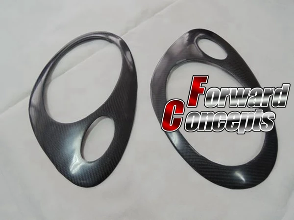 Для углеродного волокна 2005 2008 BOXSTER/CAYMAN 987 крышки на фары веки бровей|headlight cover|boxster