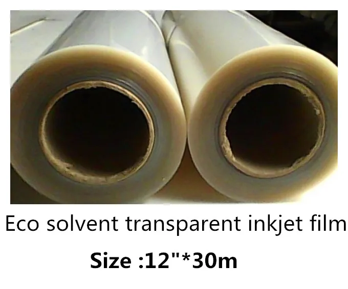 12"*30m Eco solvent inkjet clear film