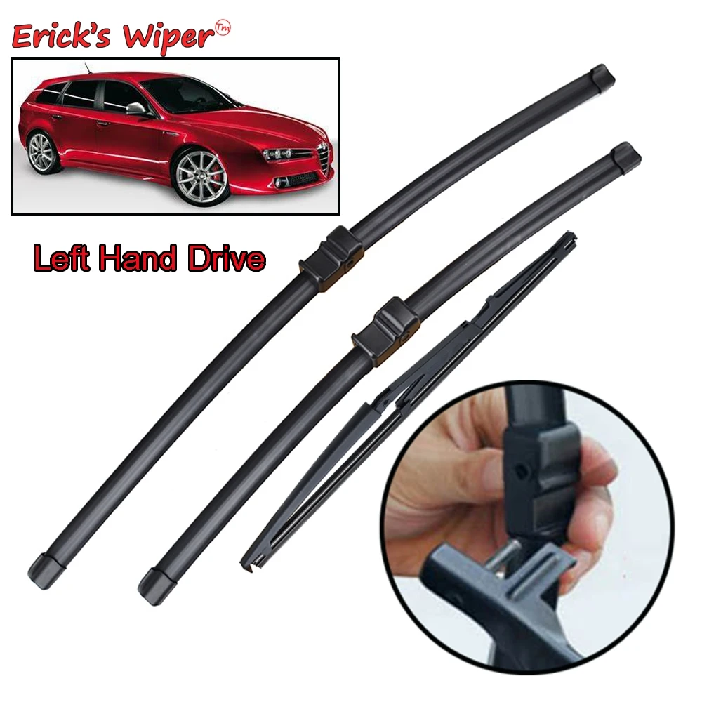 Erick's Wiper LHD Front & Rear Wiper Blades Set For Alfa Romeo 159 2004 - 2011 Windshield Windscreen Window 22"+18"+13"
Erick's Wiper LHD Front & Rear Wiper Blades Set For Alfa Romeo 159 2004 - 2011 Windshield Windscreen Window 22"+18"+13"