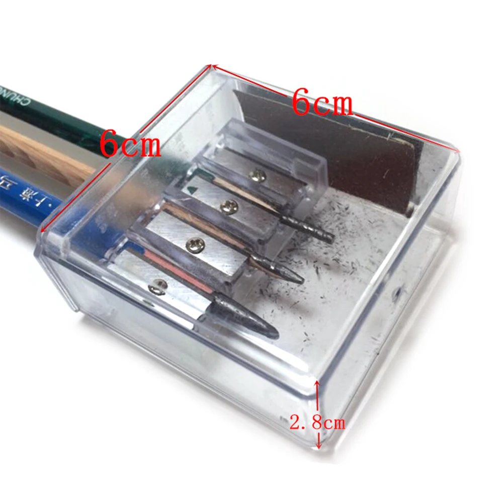 1pc Pencil Sharpener 4 Holes Multi-functional Sharpener For Charcoal Pencil Sketch Pencils Drawing School Supplies Sharpener
1pc Pencil Sharpener 4 Holes Multi-functional Sharpener For Charcoal Pencil Sketch Pencils Drawing School Supplies Sharpener
