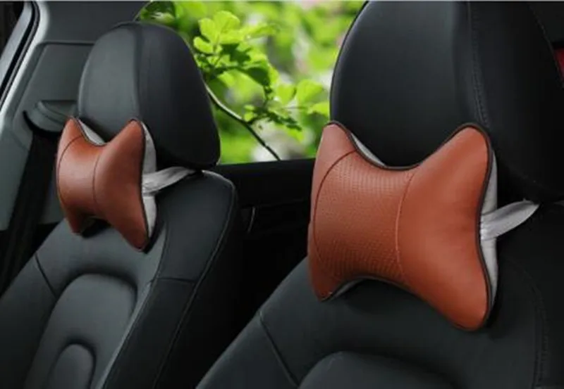 New 2pcs Top Layer Leather Car Headrest Headrest For Volvo xc60 s60 s80 s40 v60 v40 xc90 v70 xc70 v50 Car styling
New 2pcs Top Layer Leather Car Headrest Headrest For Volvo xc60 s60 s80 s40 v60 v40 xc90 v70 xc70 v50 Car styling