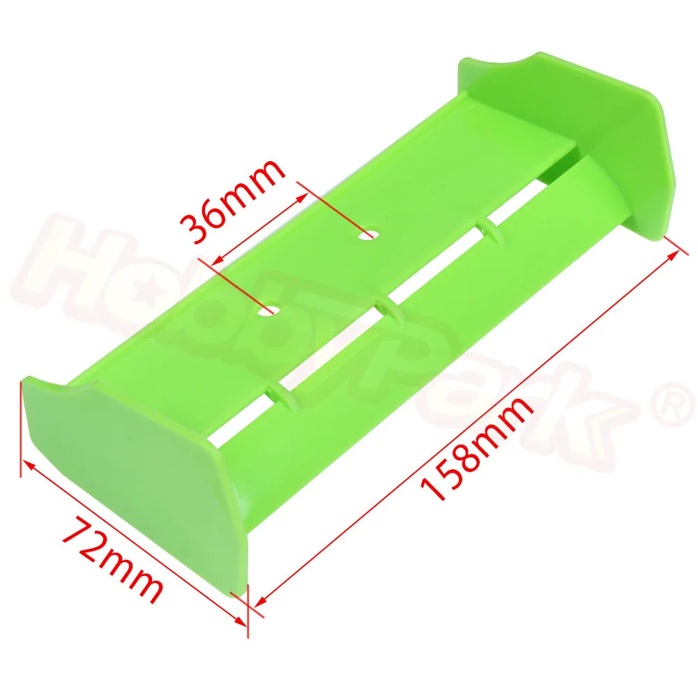 1/10 Tail Wing 06021 для HSP 94106 94107 94166 Радиоуправляемый автомобиль Внедорожник Багги Warhead