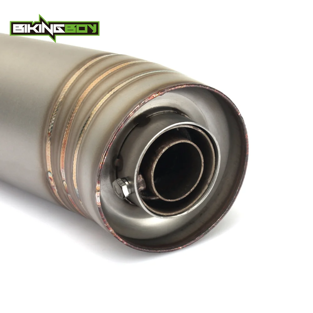 BIKINGBOY For Universal Sport Racing Street Streetbike Motorcycle Stainless Steel Exhaust Muffler Silencer Set
BIKINGBOY For Universal Sport Racing Street Streetbike Motorcycle Stainless Steel Exhaust Muffler Silencer Set