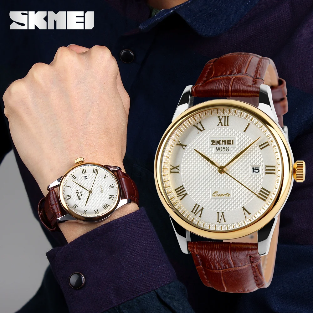 2019 Skmei Top Brand Men Luxury Quartz Watches Fashion Casual Business Leather Man Watch Date Relogio Masculino Clock
2019 Skmei Top Brand Men Luxury Quartz Watches Fashion Casual Business Leather Man Watch Date Relogio Masculino Clock