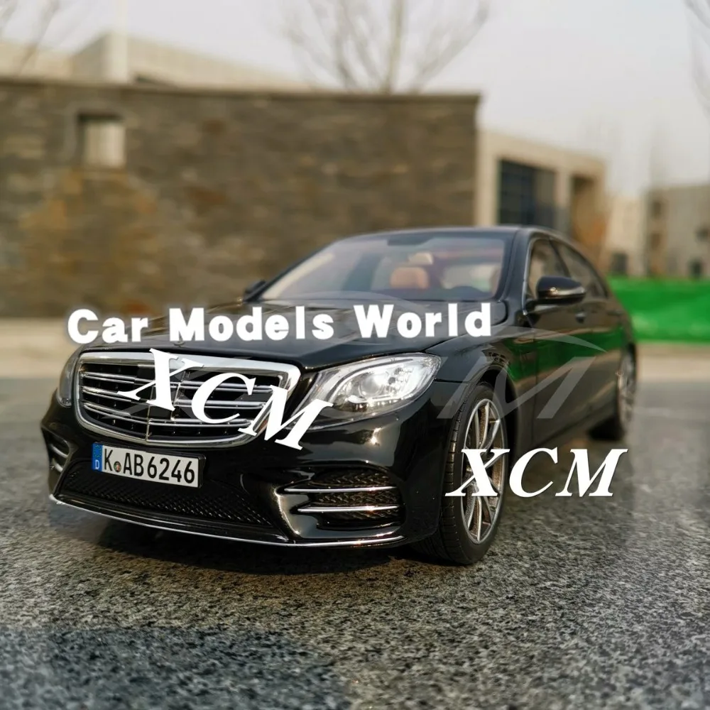 Литая модель автомобиля для Norev S Class A M G Line 2018 (черный) 1:18 + маленький подарок!| |