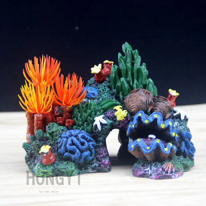 HONGYI 1 piece resin colorful artificial sea marine coral conch shell rockery fish tank decoration aquarium landscaping
HONGYI 1 piece resin colorful artificial sea marine coral conch shell rockery fish tank decoration aquarium landscaping