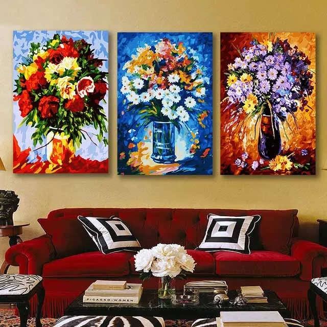 DIY colorings pictures by numbers with colors Oil painting flower Hibiscus daisy picture drawing framed Home
DIY colorings pictures by numbers with colors Oil painting flower Hibiscus daisy picture drawing framed Home