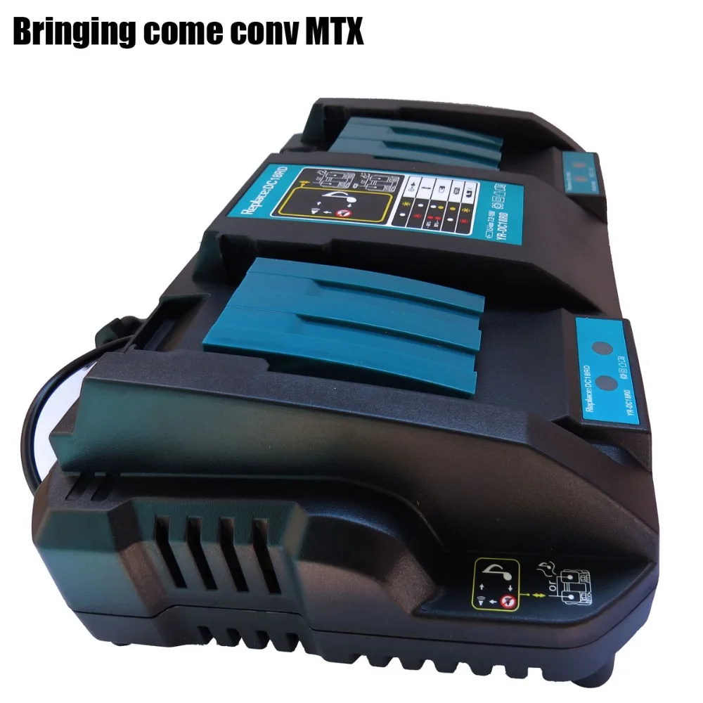 Suitable for Makita electric tool whose Li-ion battery Double USB Port EU Plug Double battery Charger 4A 7.2V 14.4V 18V BL1830
Suitable for Makita electric tool whose Li-ion battery Double USB Port EU Plug Double battery Charger 4A 7.2V 14.4V 18V BL1830