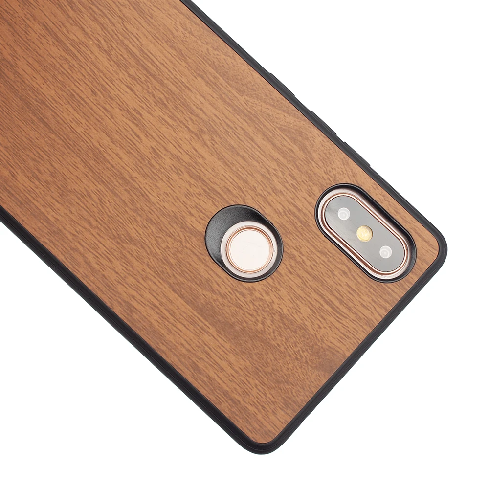 

iBaiwei original Leather case for Xiaomi mi 8 SE Wood grain Back cover mi 8 SE Phone protective silicone coque capas mi8 SE case