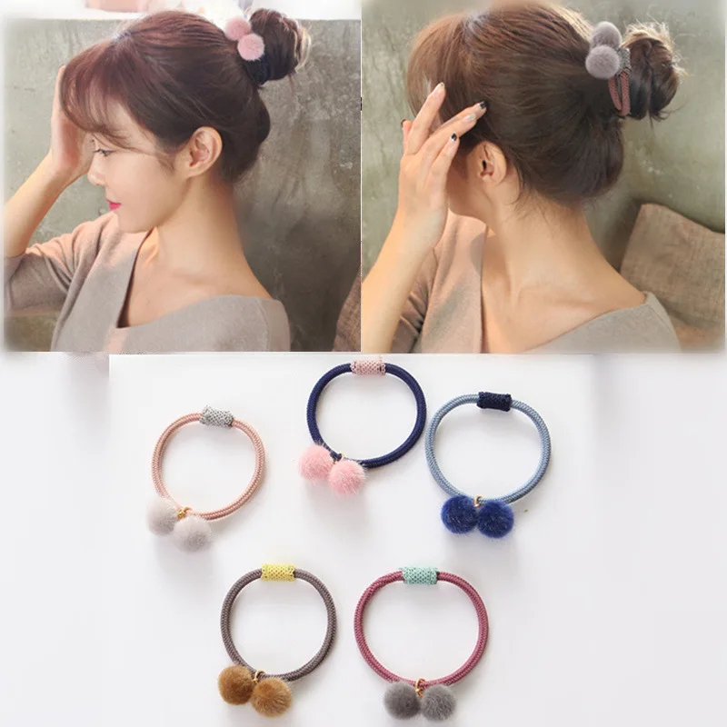 Cute Little Girls Pompom Hair Ties Double Pom Pom Elastic Hair Band Hair Ropes Meatballs Headband Commonly Tool Hair Accessories
Cute Little Girls Pompom Hair Ties Double Pom Pom Elastic Hair Band Hair Ropes Meatballs Headband Commonly Tool Hair Accessories