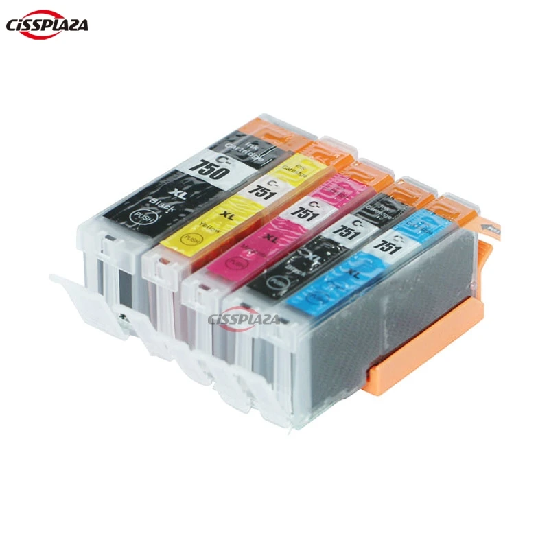 CISSPLAZA 10pk PGI-750 CLI 751 ink Cartridge compatible for Canon IX6770/MG6670 MG7570/IX6870 MG5470 IP7270 MG5470 MX727 MX927
CISSPLAZA 10pk PGI-750 CLI 751 ink Cartridge compatible for Canon IX6770/MG6670 MG7570/IX6870 MG5470 IP7270 MG5470 MX727 MX927