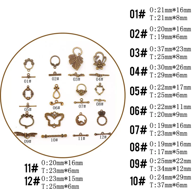 Leaf&Rose Flower Antique Bronze Color OT Toggle Buckle Connectors Bracelet Necklace Clasps DIY Jewelry Findings Accessories
Leaf&Rose Flower Antique Bronze Color OT Toggle Buckle Connectors Bracelet Necklace Clasps DIY Jewelry Findings Accessories