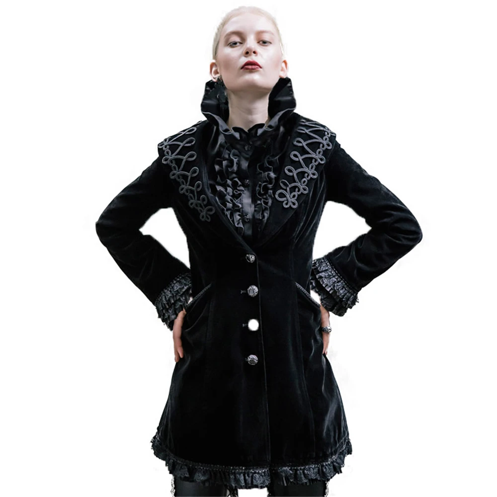 Gothic Winter Splicing Court Coats Steampunk Women's Jacket Multiple Layer Gothic Long Coat Holloween Costume
Gothic Winter Splicing Court Coats Steampunk Women's Jacket Multiple Layer Gothic Long Coat Holloween Costume