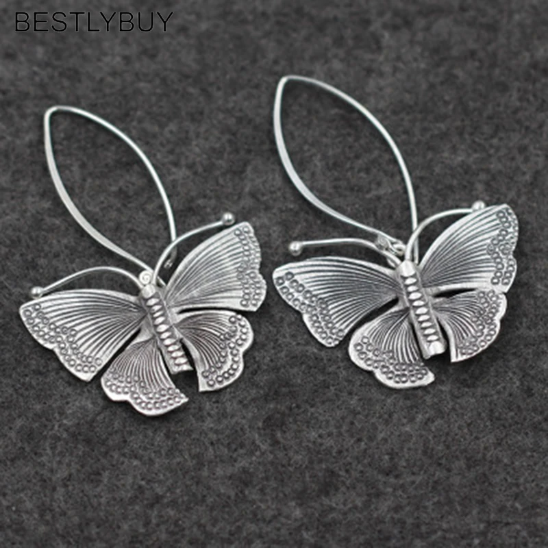 Серебряные серьги-бабочки BESTLYBUY из Чиангмай из стерлингового серебра 925 пробы преувеличенная ретро-леди для создания серебра ручной работы ...
Серебряные серьги-бабочки BESTLYBUY из Чиангмай из стерлингового серебра 925 пробы преувеличенная ретро-леди для создания серебра ручной работы ...