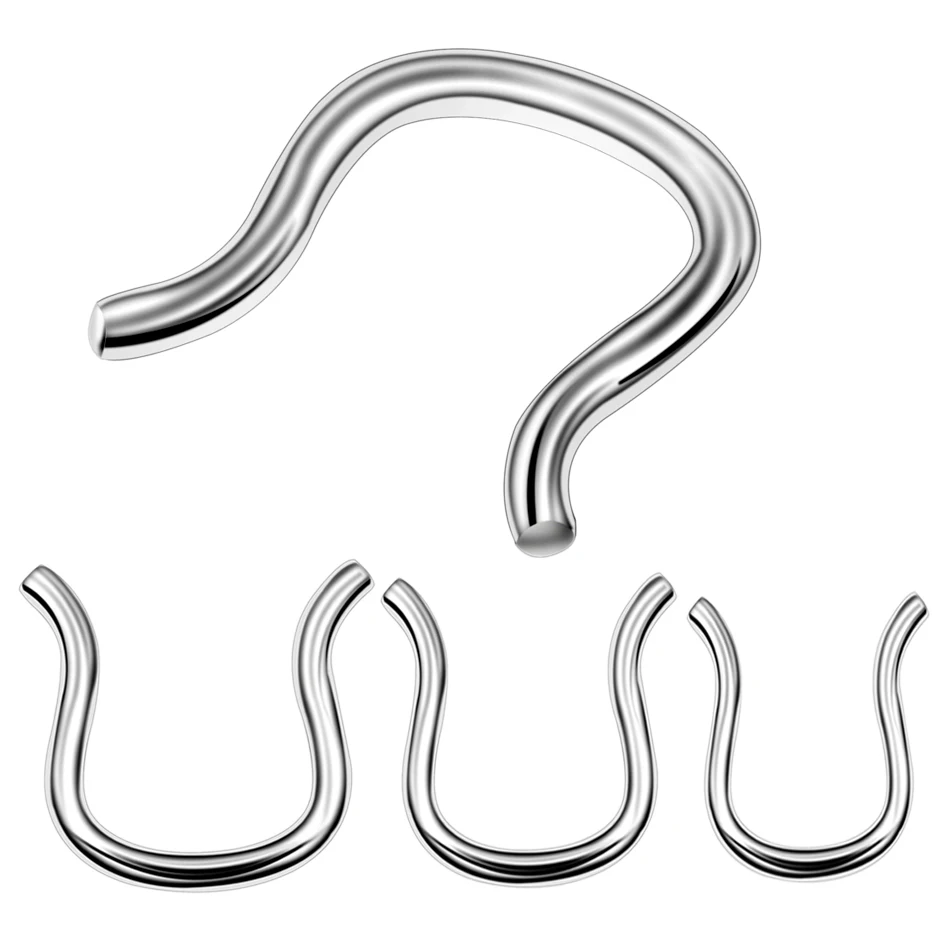1pc Fashion Steel Fake Nose Rings U-Shape Piercings Nose Septum Fashion Retainer Nariz Piercings Nose Non Hanger Jewery
1pc Fashion Steel Fake Nose Rings U-Shape Piercings Nose Septum Fashion Retainer Nariz Piercings Nose Non Hanger Jewery