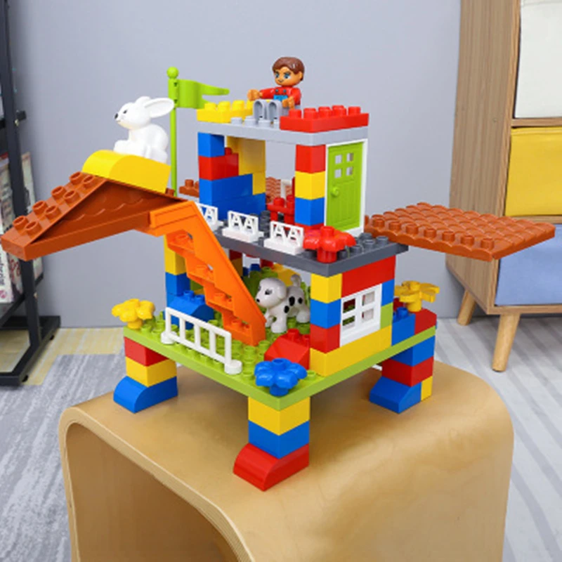 89pcs House Castle Roof Mini Figure Amusement Park Big Size Building Blocks Compatible With Bricks Toys For Children
89pcs House Castle Roof Mini Figure Amusement Park Big Size Building Blocks Compatible With Bricks Toys For Children