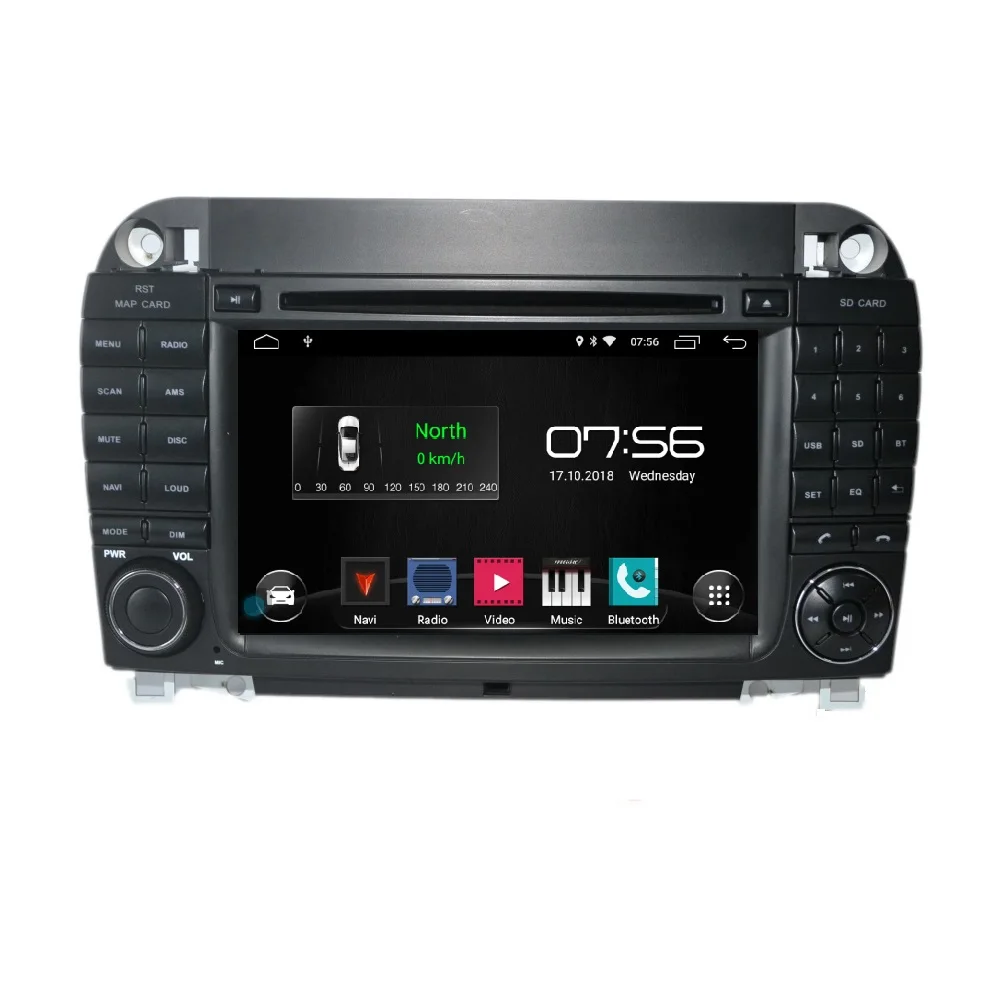 7 дюймовый Android 10 для BENZ W220/W215/S280/S320/S350/S400/S500/s автомобильный DVD радио gps навигация 3G BT