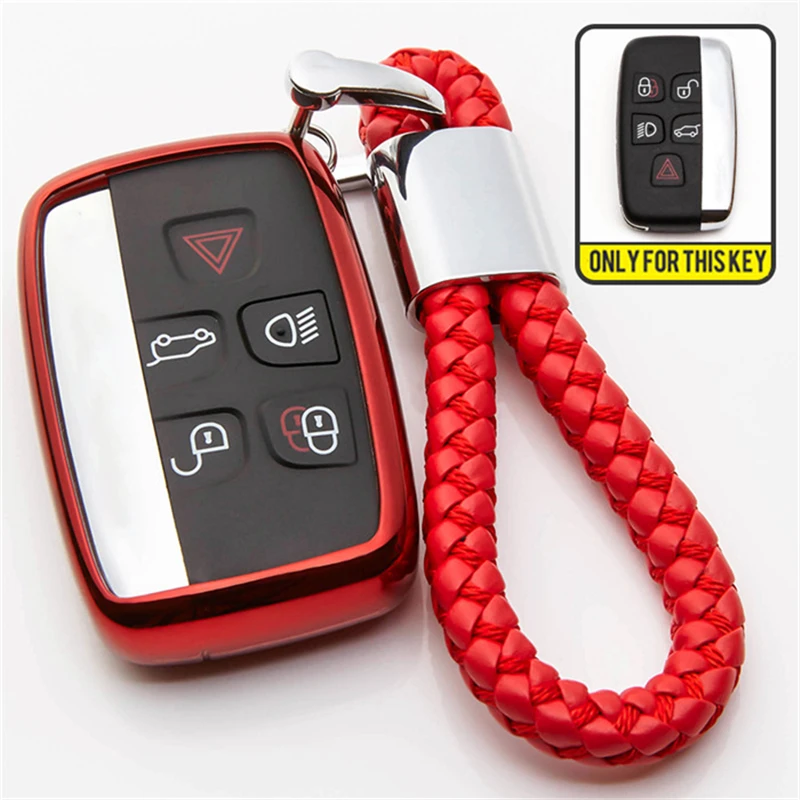 TPU Car Key Case Cover For LAND ROVER LR4 Range Rover Sprot Evoque Discovery 3 4 Freelander 5 Button Remote Key Shell Holder
TPU Car Key Case Cover For LAND ROVER LR4 Range Rover Sprot Evoque Discovery 3 4 Freelander 5 Button Remote Key Shell Holder