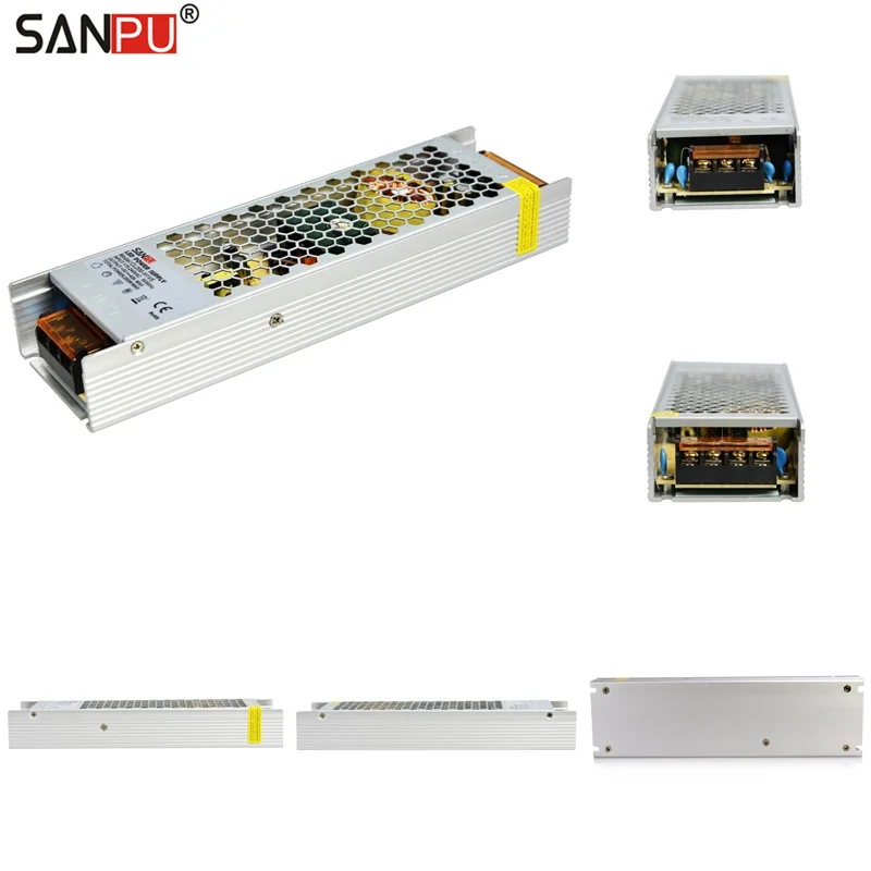 SANPU 24 V переключатель режима питания поставки единиц 300 W 12 A светодиодные драйверы