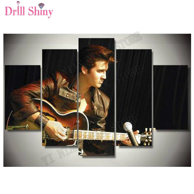 5PCS full square Diamond Embroidery diy 5d King of rock Elvis Photo Guitar 3d Picture diamond Painting cross stitch wall arts
5PCS full square Diamond Embroidery diy 5d King of rock Elvis Photo Guitar 3d Picture diamond Painting cross stitch wall arts