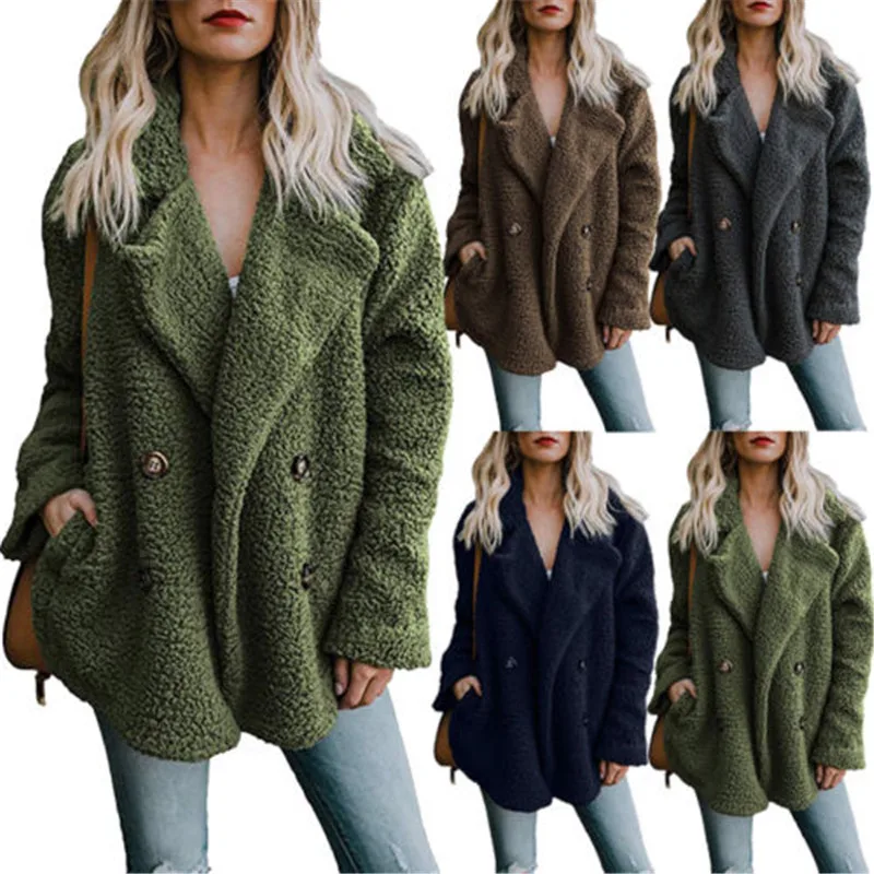 Drop Shipping Fashion Womens Button Fluffy Jacket Cardigans Ladies Warm Jumper Fleece Fur Coat S-3XL
Drop Shipping Fashion Womens Button Fluffy Jacket Cardigans Ladies Warm Jumper Fleece Fur Coat S-3XL
