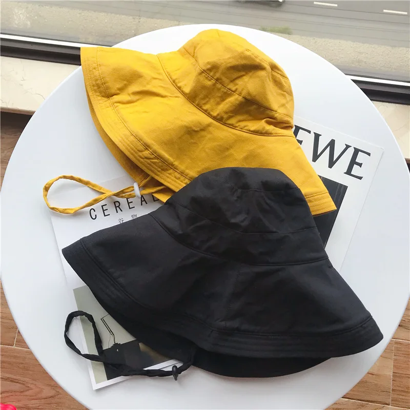 Fashion Cotton Linen Anti-UV Solid Big Fisherman Hat Female Casual All-match Summer Sun Hat Bucket Hats Folding Basin hat
Fashion Cotton Linen Anti-UV Solid Big Fisherman Hat Female Casual All-match Summer Sun Hat Bucket Hats Folding Basin hat