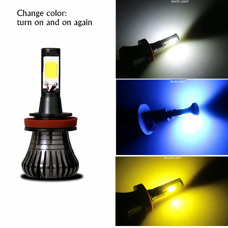 2pcs H8 H9 H11 Car Fog Driving Light 9005 HB3 9006 HB4 H27 880 881 Bulb Lamp LED 80W White Blue Yellow Dual Color 12V
2pcs H8 H9 H11 Car Fog Driving Light 9005 HB3 9006 HB4 H27 880 881 Bulb Lamp LED 80W White Blue Yellow Dual Color 12V