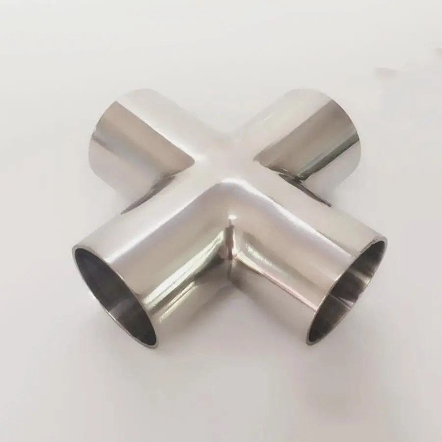 76mm 3" Pipe OD Butt Welding Cross 4 Ways Splitter SUS 304 Stainless Steel Sanitary Fitting Spliter Homebrew Beer Wine
76mm 3" Pipe OD Butt Welding Cross 4 Ways Splitter SUS 304 Stainless Steel Sanitary Fitting Spliter Homebrew Beer Wine