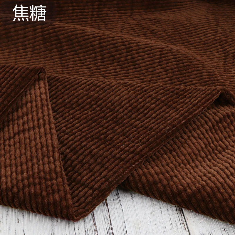Eight Full Cotton Sand Washing Fabrics with Thickened Down Bulb Corduroy In Autumn and Winter
Eight Full Cotton Sand Washing Fabrics with Thickened Down Bulb Corduroy In Autumn and Winter