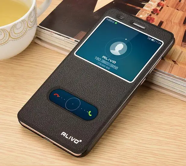 Huawei Y6 II Case View Window PU Leather Series For Y6ii high quality in stck | Мобильные телефоны и аксессуары
