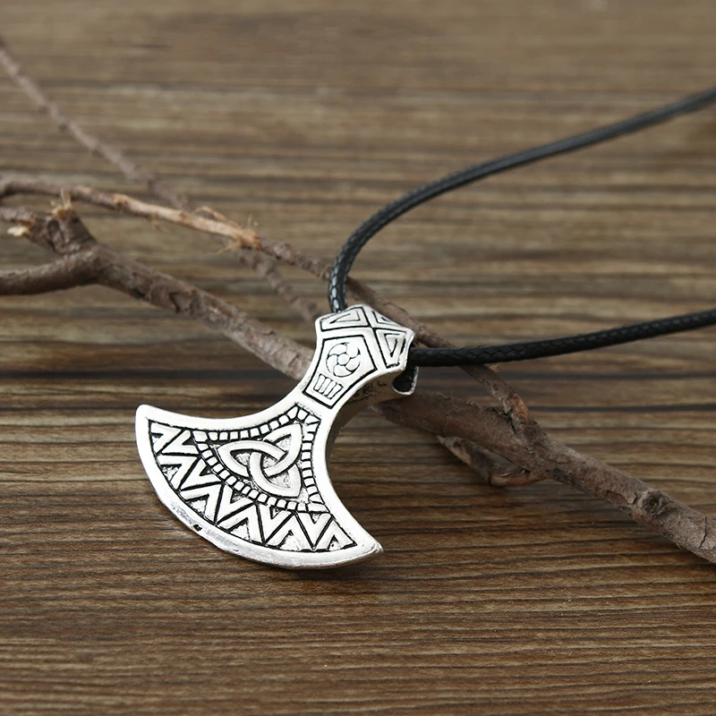 1pc Nordic Viking Pendant Celtics Necklace Viking Axe Talisman Necklace Jewelry
1pc Nordic Viking Pendant Celtics Necklace Viking Axe Talisman Necklace Jewelry