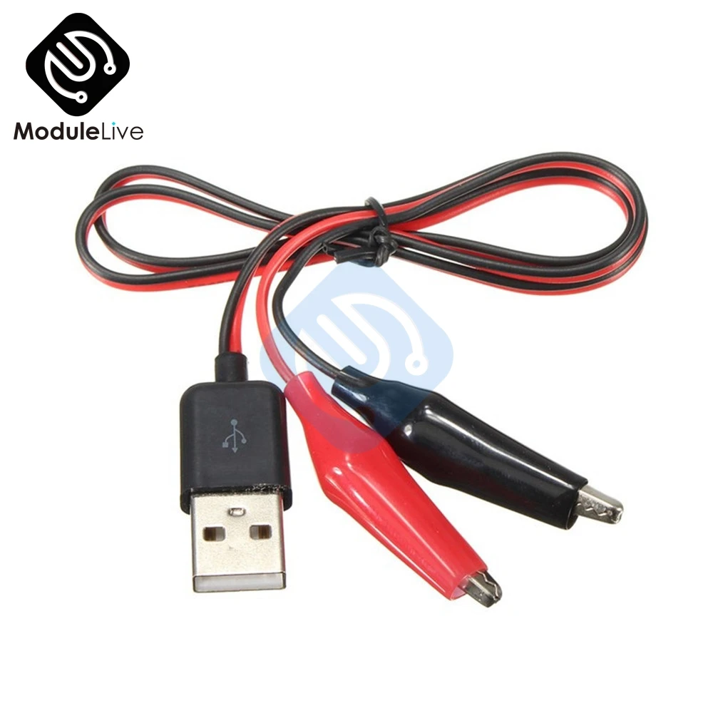 1Pcs Alligator Test Clips Clamp to USB Male Connector Power Supply Adapter Wire 60cm
1Pcs Alligator Test Clips Clamp to USB Male Connector Power Supply Adapter Wire 60cm