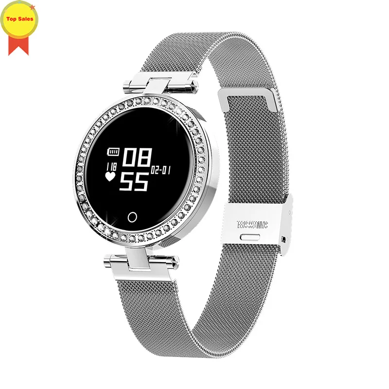 women Smart Watch IP68 Waterproof Smart Tracker Heart Rate Remote Control bracelet Push Message girl Smartband for Android IOS
women Smart Watch IP68 Waterproof Smart Tracker Heart Rate Remote Control bracelet Push Message girl Smartband for Android IOS