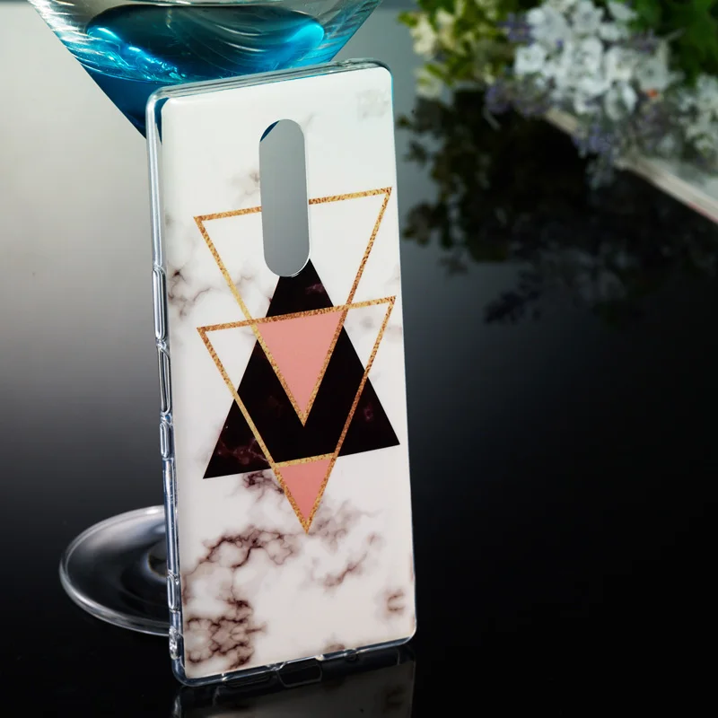 Fashion Triangle Marble Soft TPU Case Mobile Phone Silicone Cover Back Bags Skins Shell Coque Fundas Capa for Sony Xperia XZ4
Fashion Triangle Marble Soft TPU Case Mobile Phone Silicone Cover Back Bags Skins Shell Coque Fundas Capa for Sony Xperia XZ4