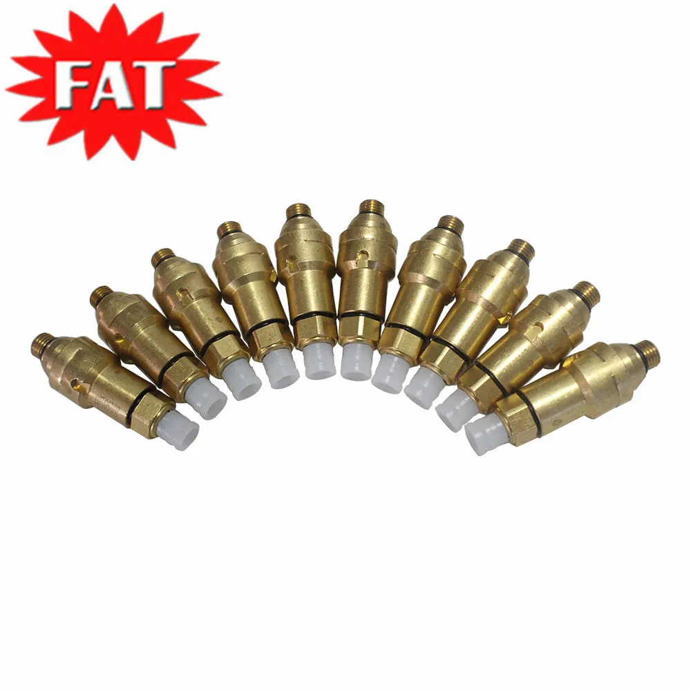 10 Set For Jaguar XJ-Series 2004-18 Front Suspension Air Spring Bag Strut Pressure Valve & Air Line Hose Connector Brass Fitting
10 Set For Jaguar XJ-Series 2004-18 Front Suspension Air Spring Bag Strut Pressure Valve & Air Line Hose Connector Brass Fitting