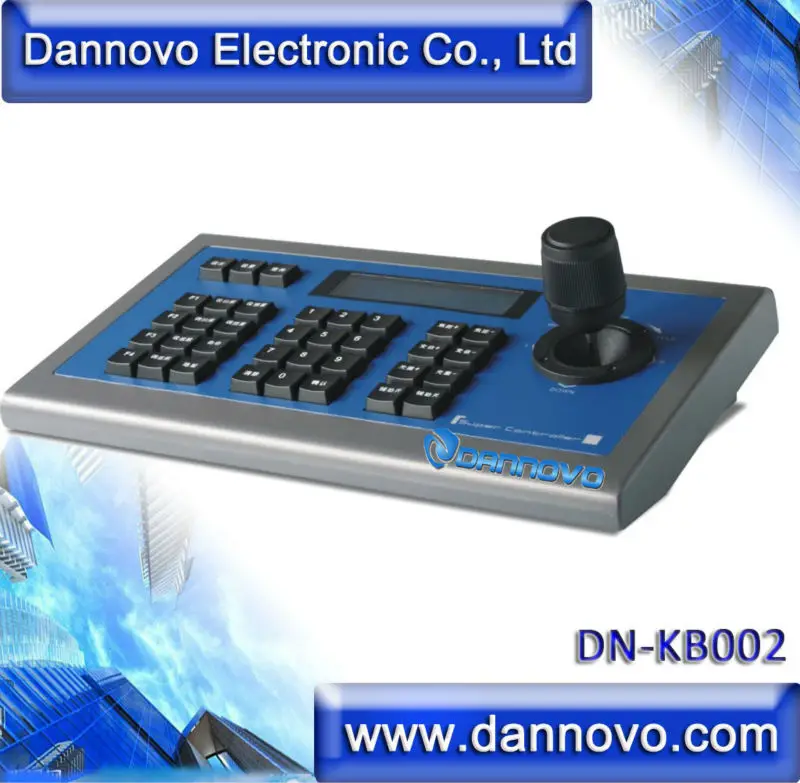 Контроллер клавиатуры DANNOVO джойстик RS485 RS422 RS232 Pelco P/D VISCA (DN KB002) бесплатная