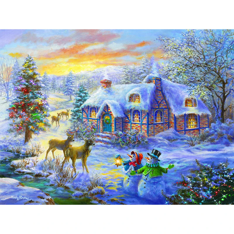 Full square diamond 5D DIY diamond embroidery snowman house diamond painting Cross Stitch Rhinestone mosaic home decoration CX
Full square diamond 5D DIY diamond embroidery snowman house diamond painting Cross Stitch Rhinestone mosaic home decoration CX