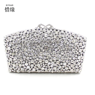 XIYUAN BRAND Flower colorful Rhinestone Crystal Clutch Evening Bags for Womens Party Wedding Bridal Crystal Handbag purses gifts
XIYUAN BRAND Flower colorful Rhinestone Crystal Clutch Evening Bags for Womens Party Wedding Bridal Crystal Handbag purses gifts