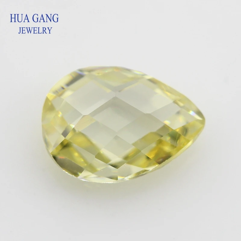 Lemon CZ Stone Pear Shape Double CheckerBoard Synthetic Gems Cubic Zirconia For Jewelry 3x5~8x10mm Wholesale Free Shipping
Lemon CZ Stone Pear Shape Double CheckerBoard Synthetic Gems Cubic Zirconia For Jewelry 3x5~8x10mm Wholesale Free Shipping