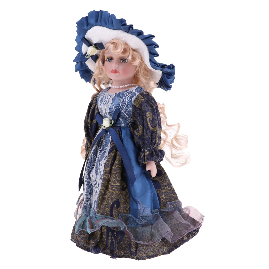 30CM Porcelain Victorian Doll Standing Dolls with Wooden Stand, for Valentine Gift, for Home Office Decor Ornaments
30CM Porcelain Victorian Doll Standing Dolls with Wooden Stand, for Valentine Gift, for Home Office Decor Ornaments