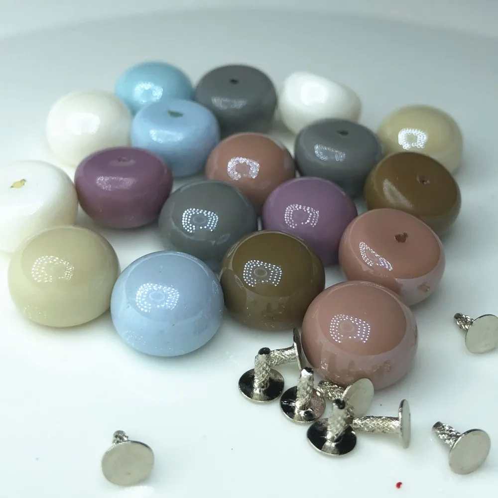 New 30PCS 12MM Round Acrylic Rivets Studs Colorful Opaque Leather Craft Punk Studs Fit Belts Bags Shoes Garment DIY Making
New 30PCS 12MM Round Acrylic Rivets Studs Colorful Opaque Leather Craft Punk Studs Fit Belts Bags Shoes Garment DIY Making