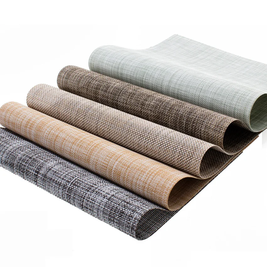 2/4/6Pcs Placemats PVC Dining Table Mat Weave Disc Pads Bowl Coasters De Cozinha 30*45cm Plate Bar Kitchen Coffee Table Mat
2/4/6Pcs Placemats PVC Dining Table Mat Weave Disc Pads Bowl Coasters De Cozinha 30*45cm Plate Bar Kitchen Coffee Table Mat